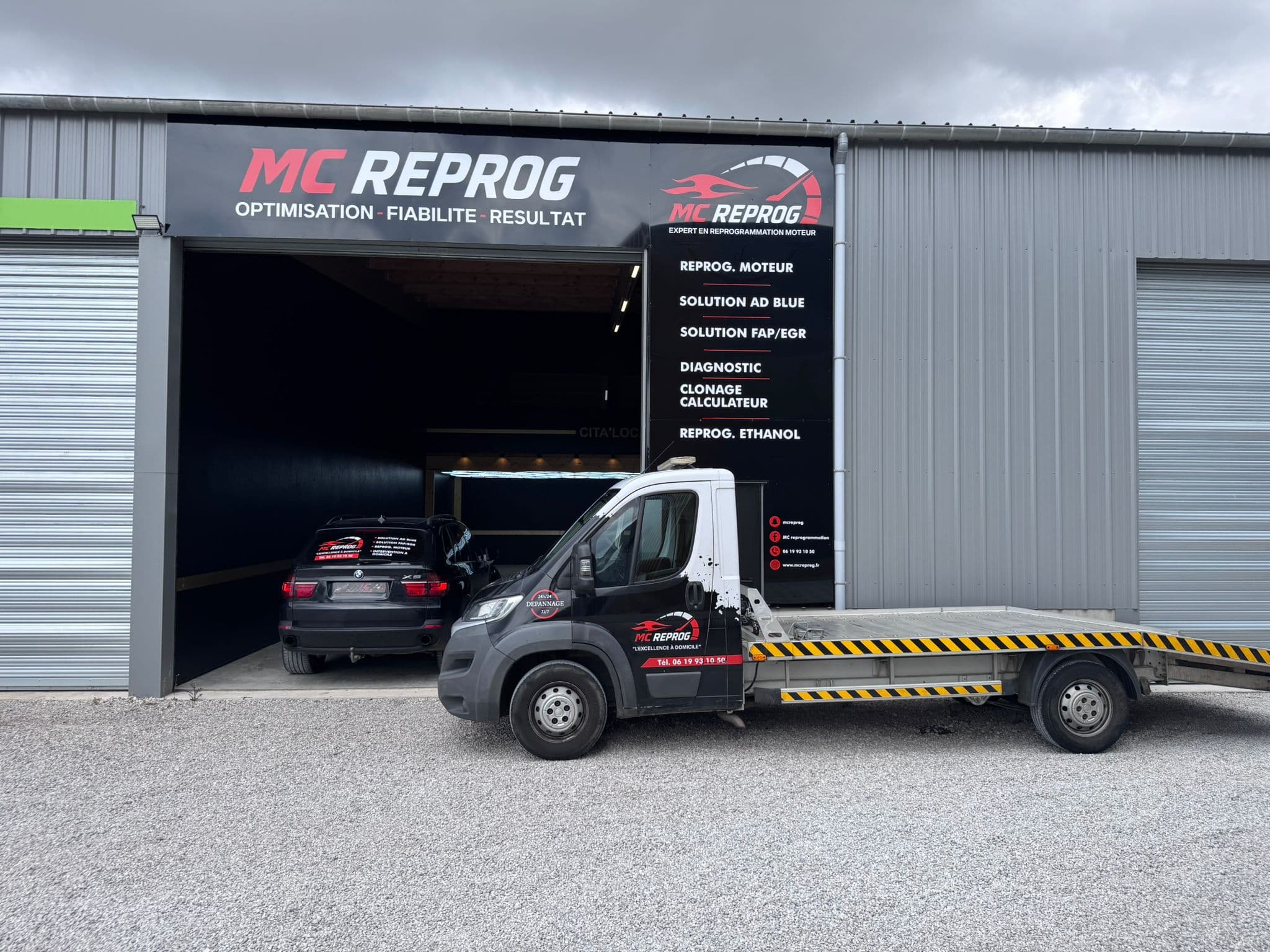 Garage MC Reprog - Vue extérieure